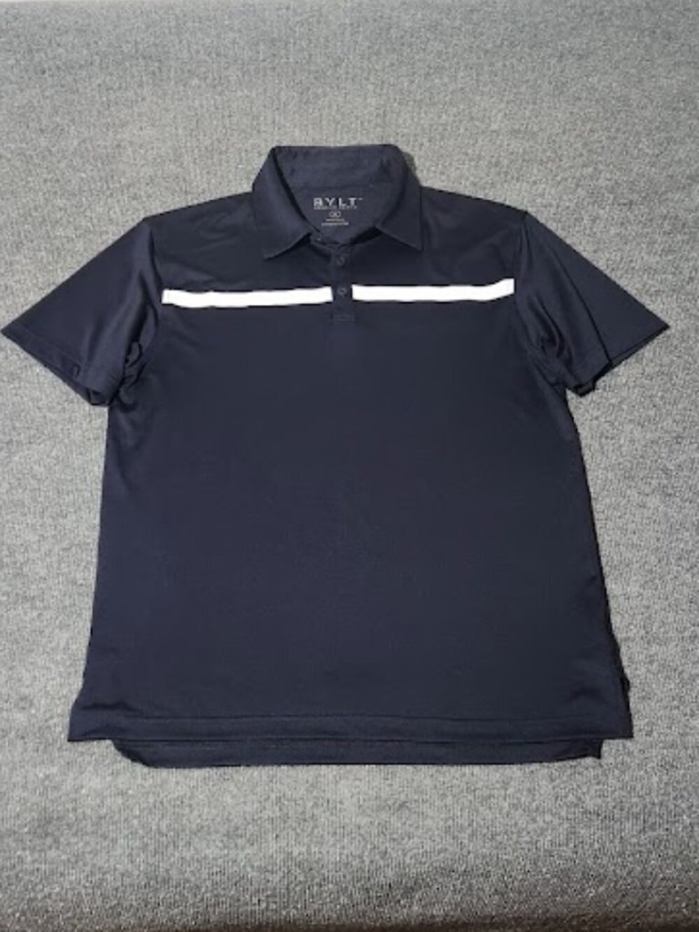 BYLT Men's Short Sleeve Polo Shirt in size medium